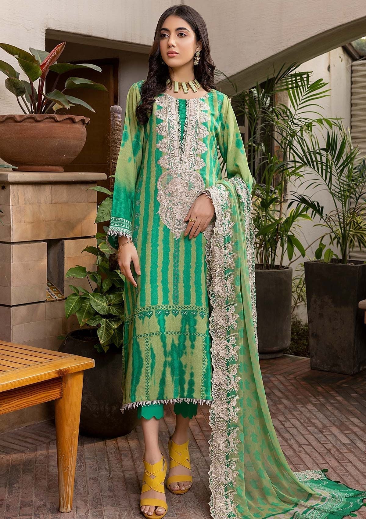 Summer Dress - Qaus - Aghaz-e-Nau -Vol-1 QKR#05 available at Saleem Fabrics Traditions