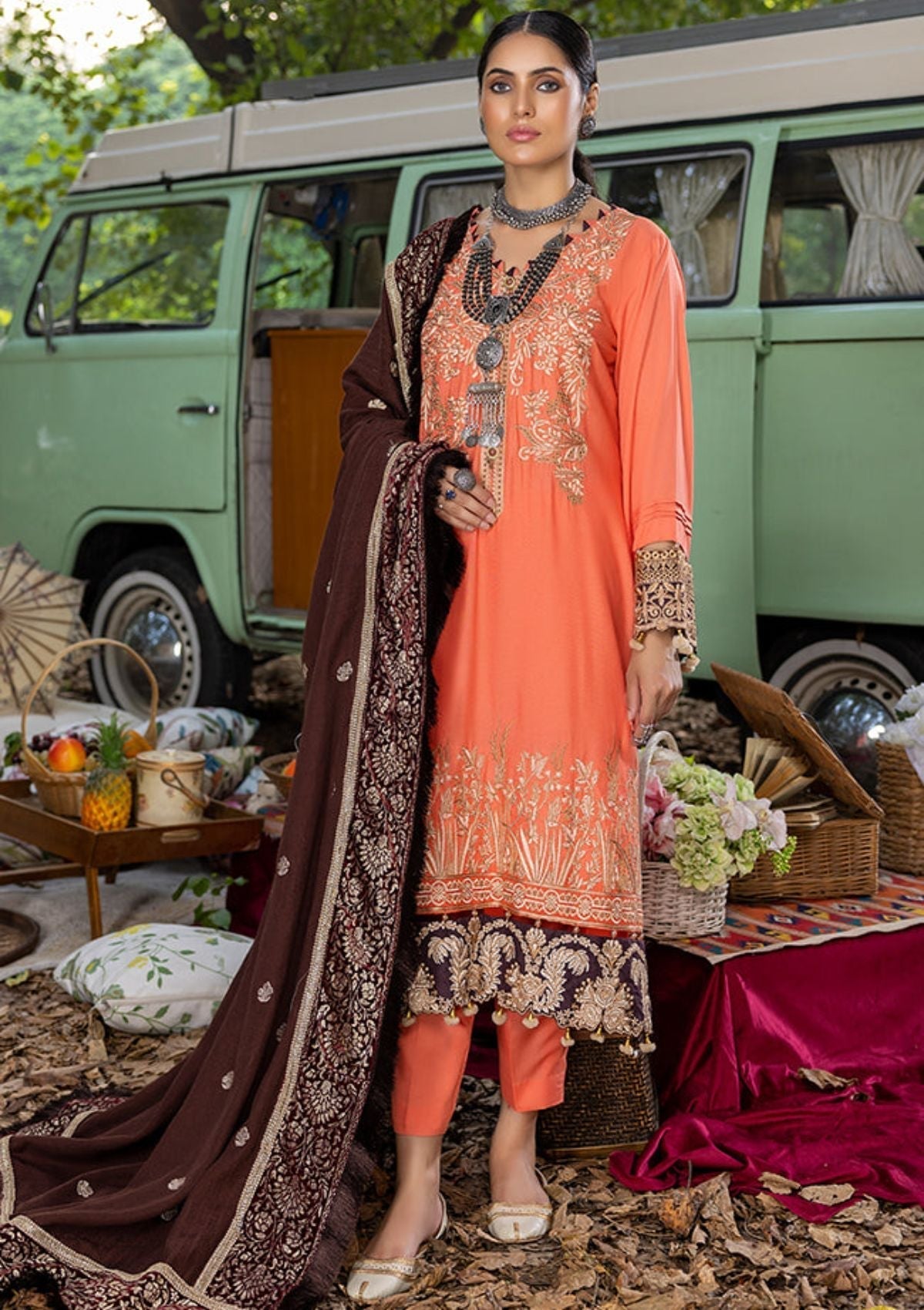 Winter Collection - AL Zohaib - Wintry Breeze - D#4 available at Saleem Fabrics Traditions