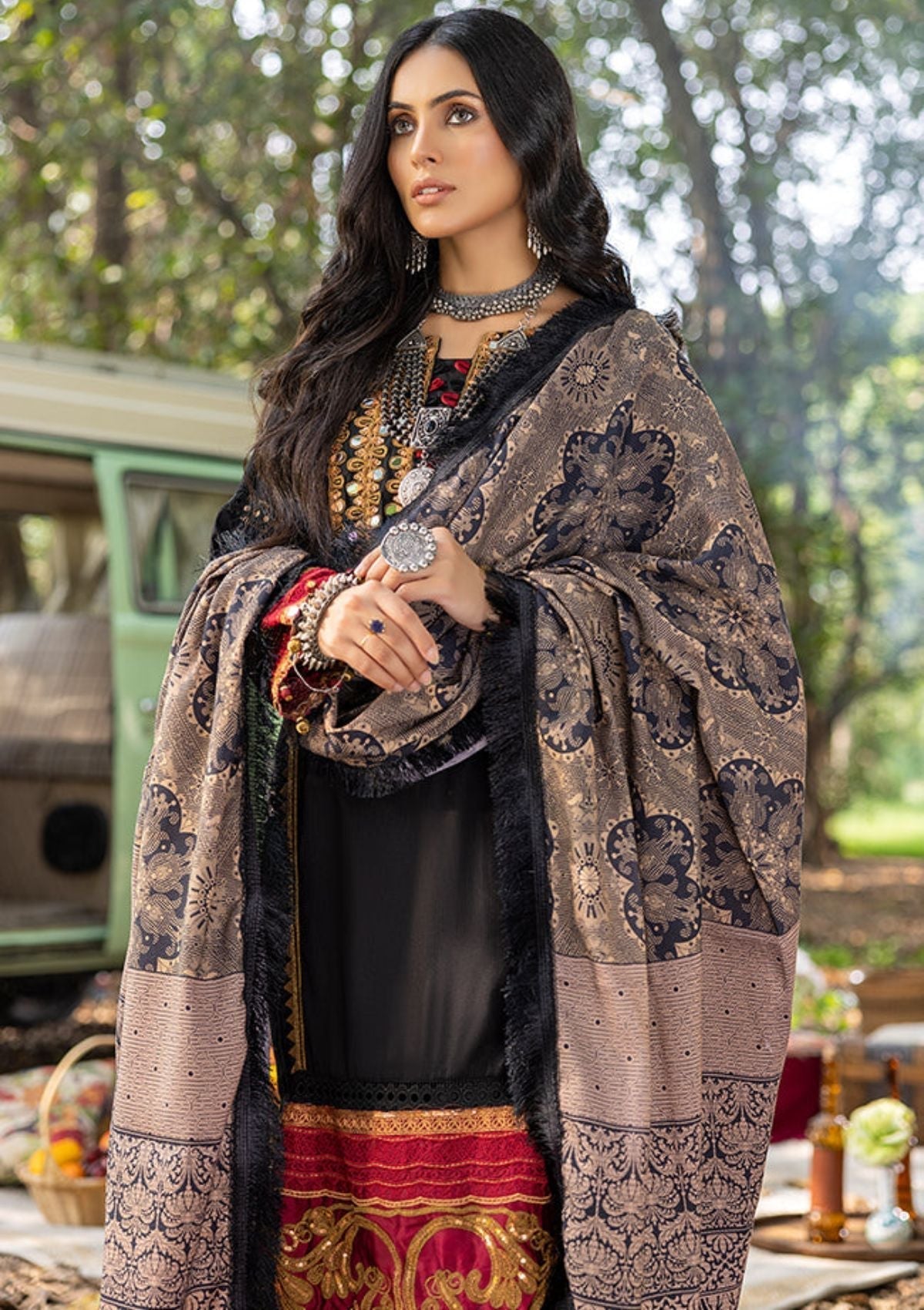 Winter Collection - AL Zohaib - Wintry Breeze - D#5 available at Saleem Fabrics Traditions