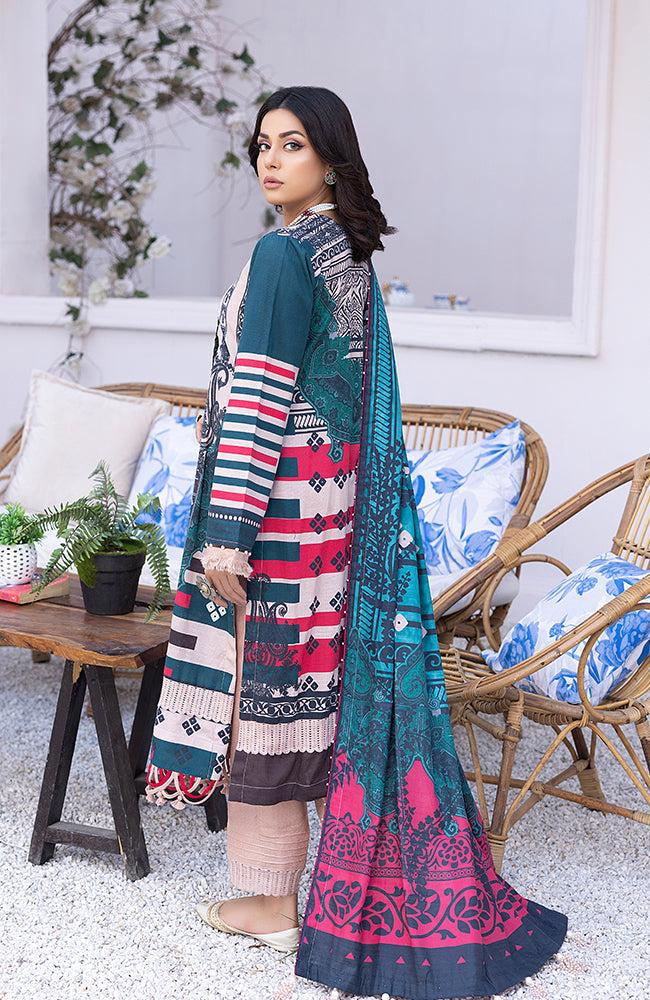 Winter Collection - Al Zohaib - Wintry - Soiree - D#7 available at Saleem Fabrics Traditions