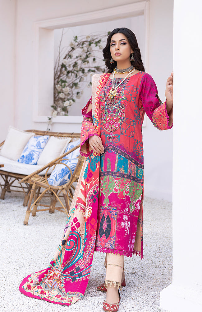 Winter Collection - Al Zohaib - Wintry - Soiree - D#9 available at Saleem Fabrics Traditions