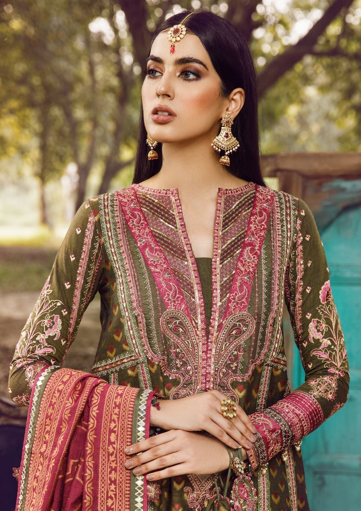 Winter Collection - Anaya - Ankara - AEL#02 (Nour) available at Saleem Fabrics Traditions