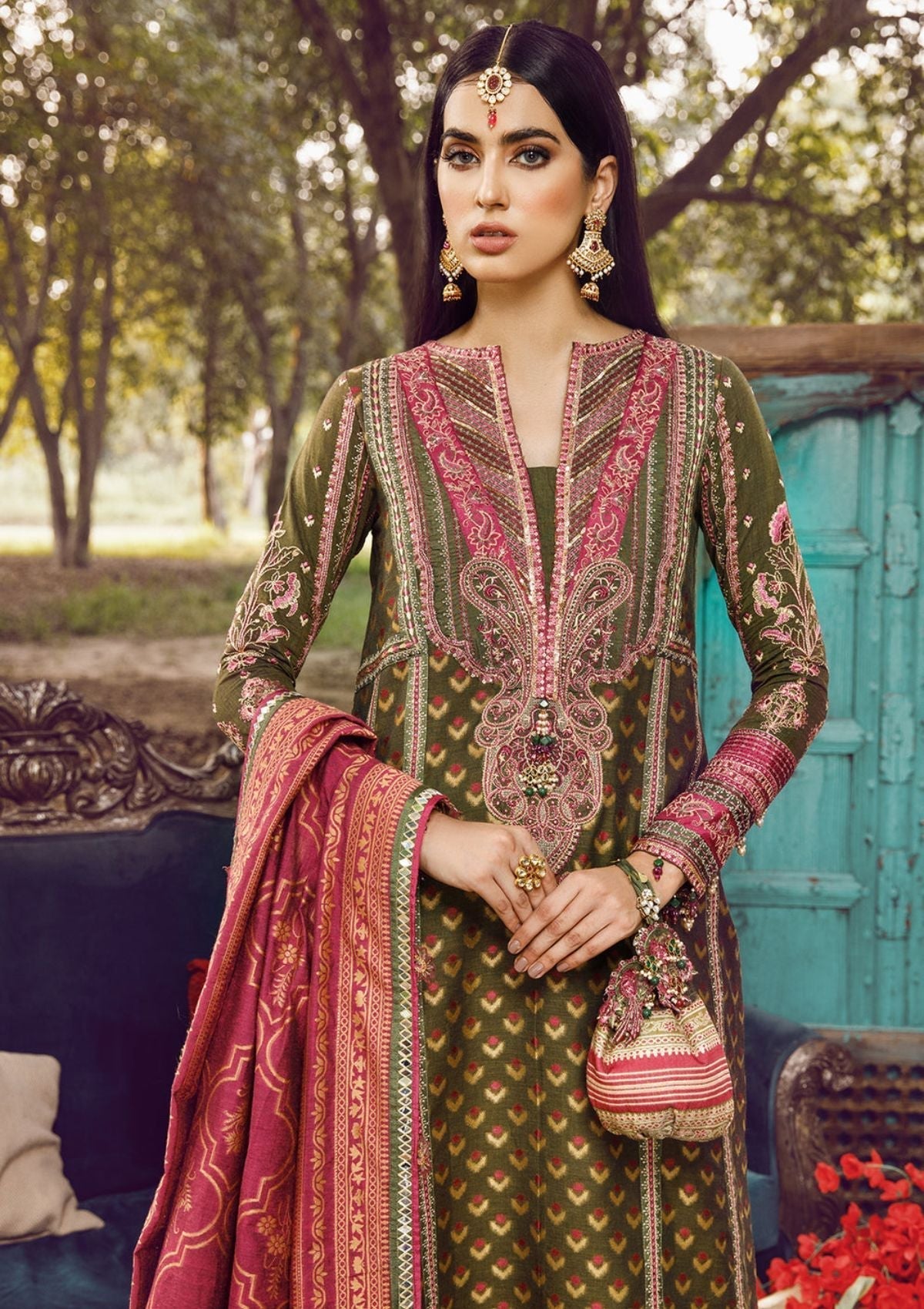 Winter Collection - Anaya - Ankara - AEL#02 (Nour) available at Saleem Fabrics Traditions