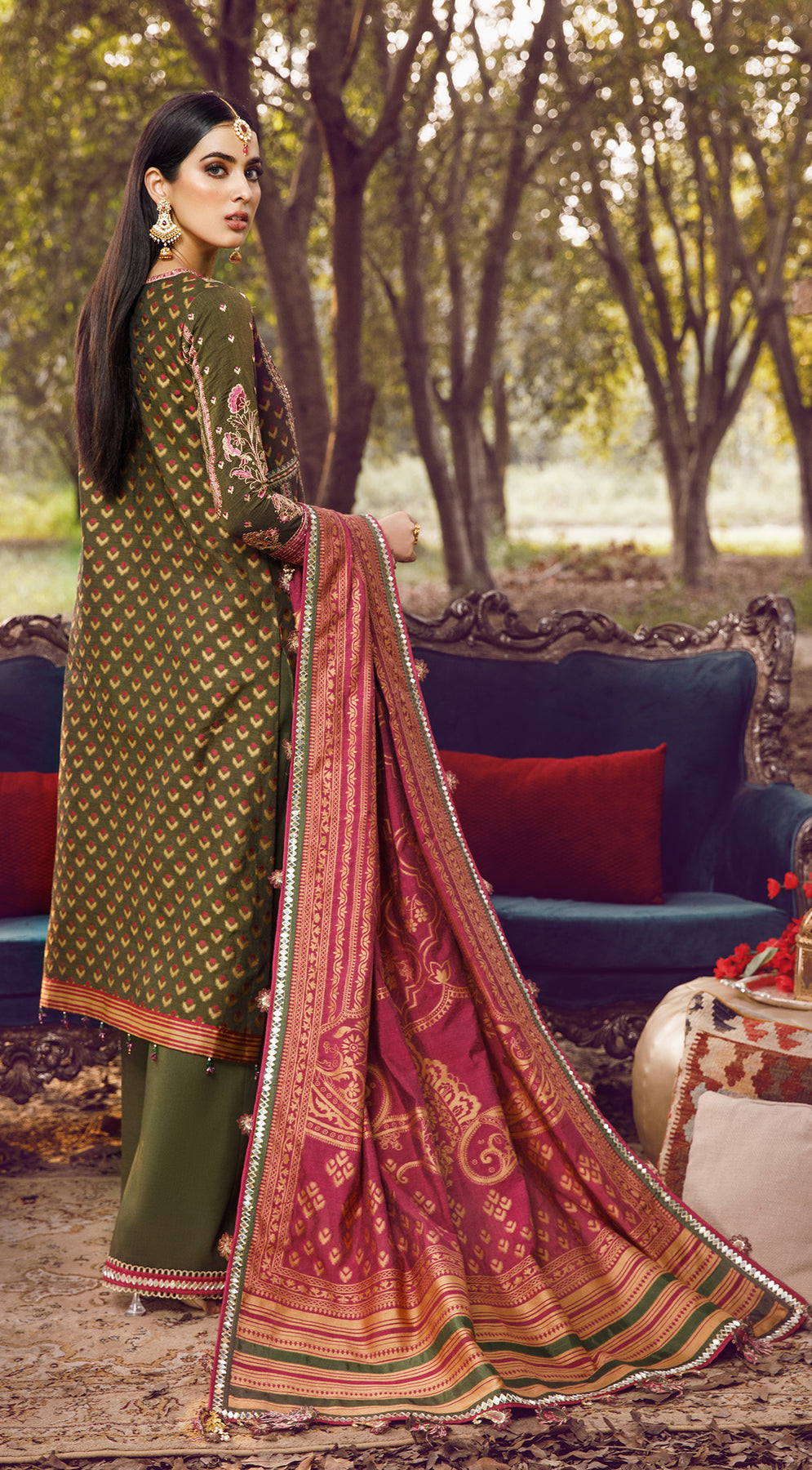 Winter Collection - Anaya - Ankara - AEL#02 (Nour) available at Saleem Fabrics Traditions