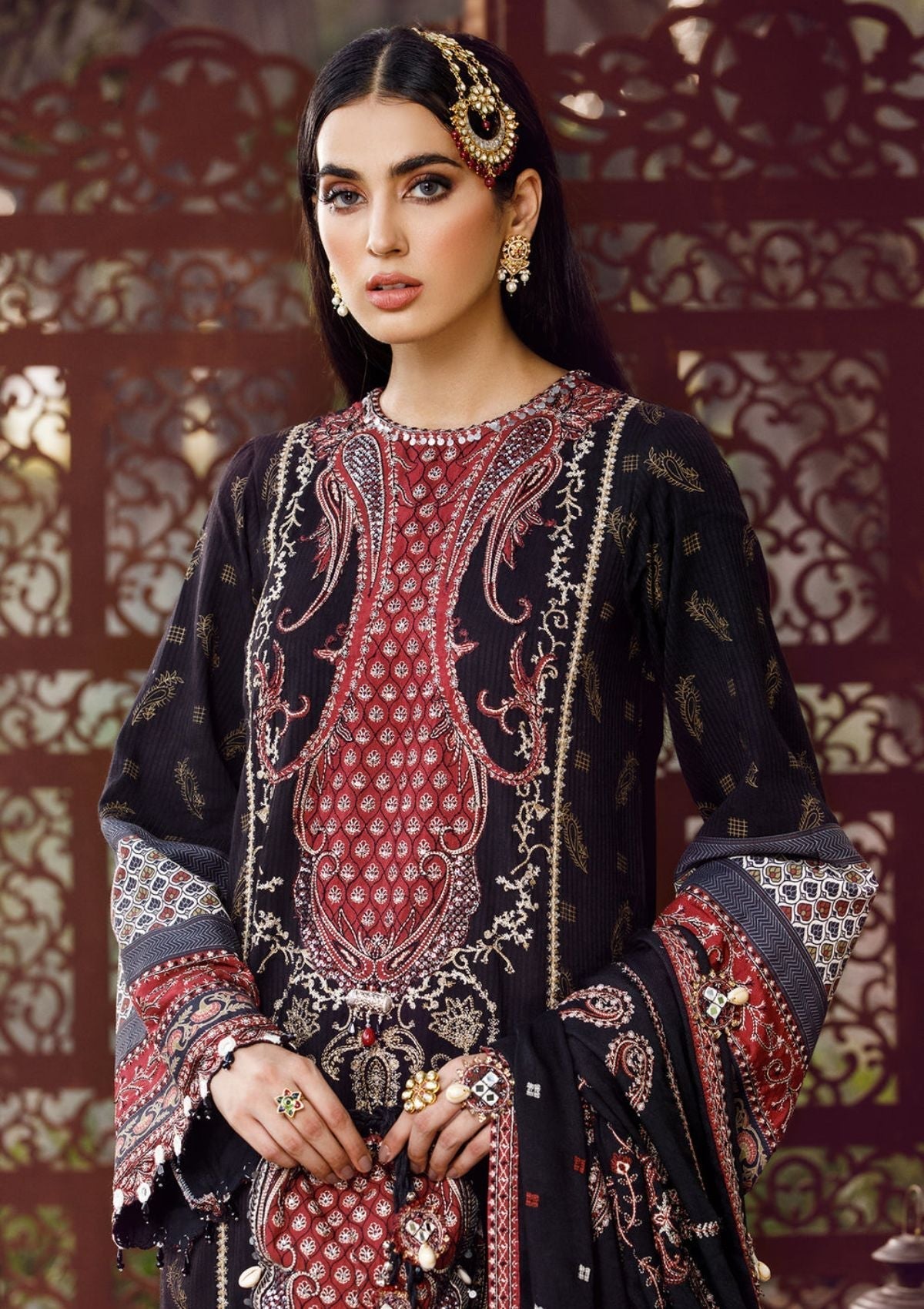 Winter Collection - Anaya - Ankara - AEL#03 (Lena) available at Saleem Fabrics Traditions