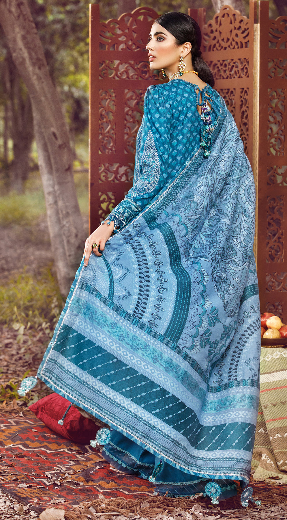 Winter Collection - Anaya - Ankara - AEL#04 (Farah) available at Saleem Fabrics Traditions