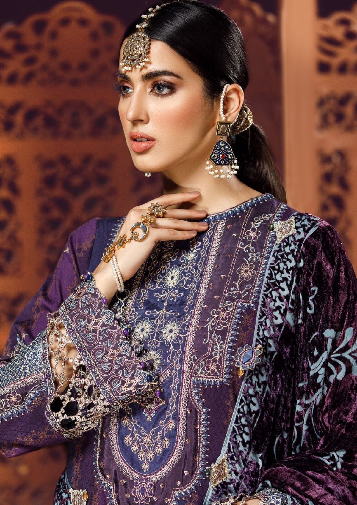 Winter Collection - Anaya - Ankara - AEL#06 (Hala) available at Saleem Fabrics Traditions