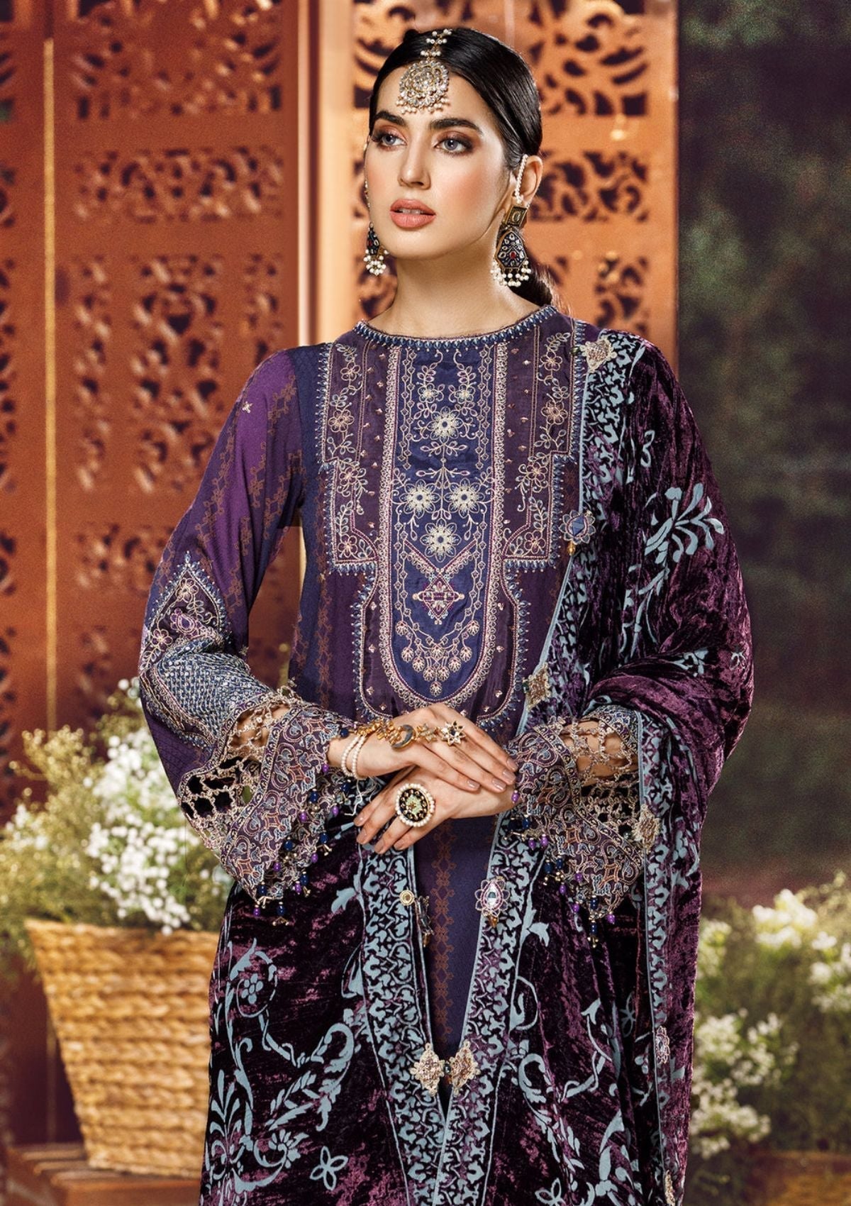 Winter Collection - Anaya - Ankara - AEL#06 (Hala) available at Saleem Fabrics Traditions