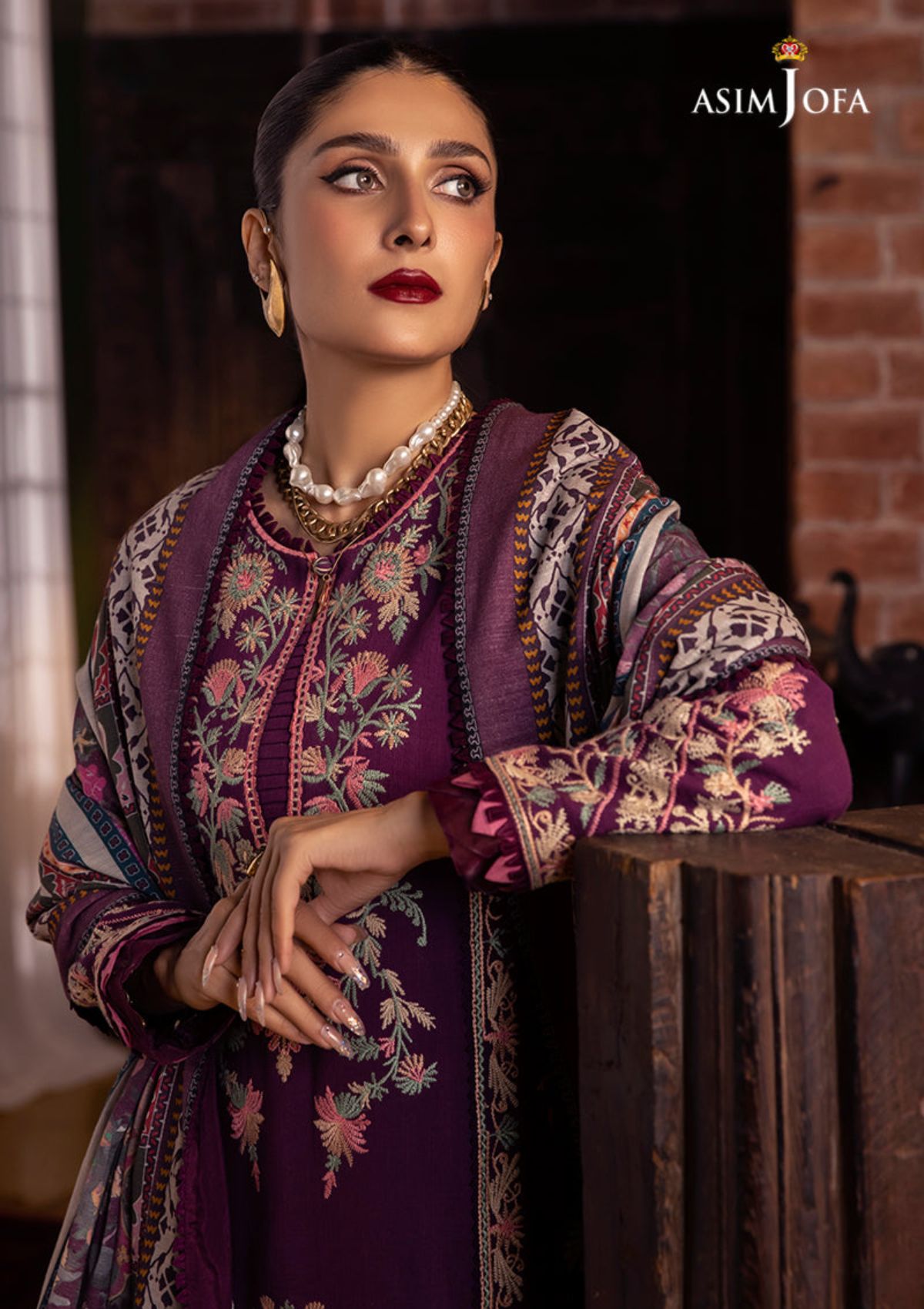 Winter Collection - Asim Jofa - Asra - AJW#12 available at Saleem Fabrics Traditions