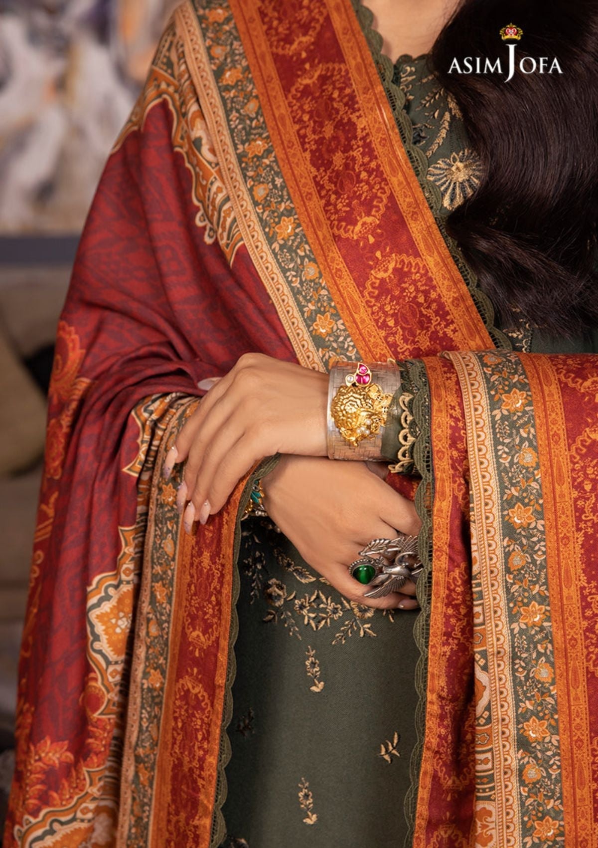 Winter Collection - Asim Jofa - Asra - AJW#14 available at Saleem Fabrics Traditions