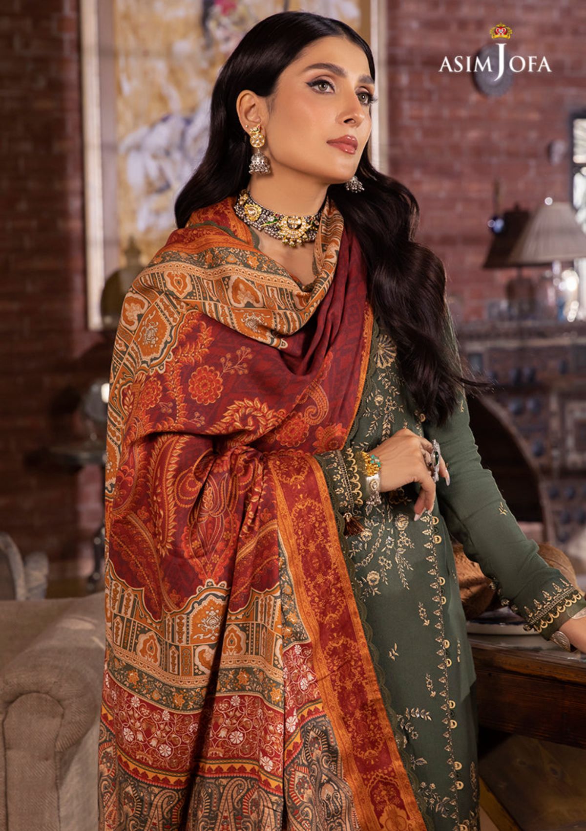 Winter Collection - Asim Jofa - Asra - AJW#14 available at Saleem Fabrics Traditions