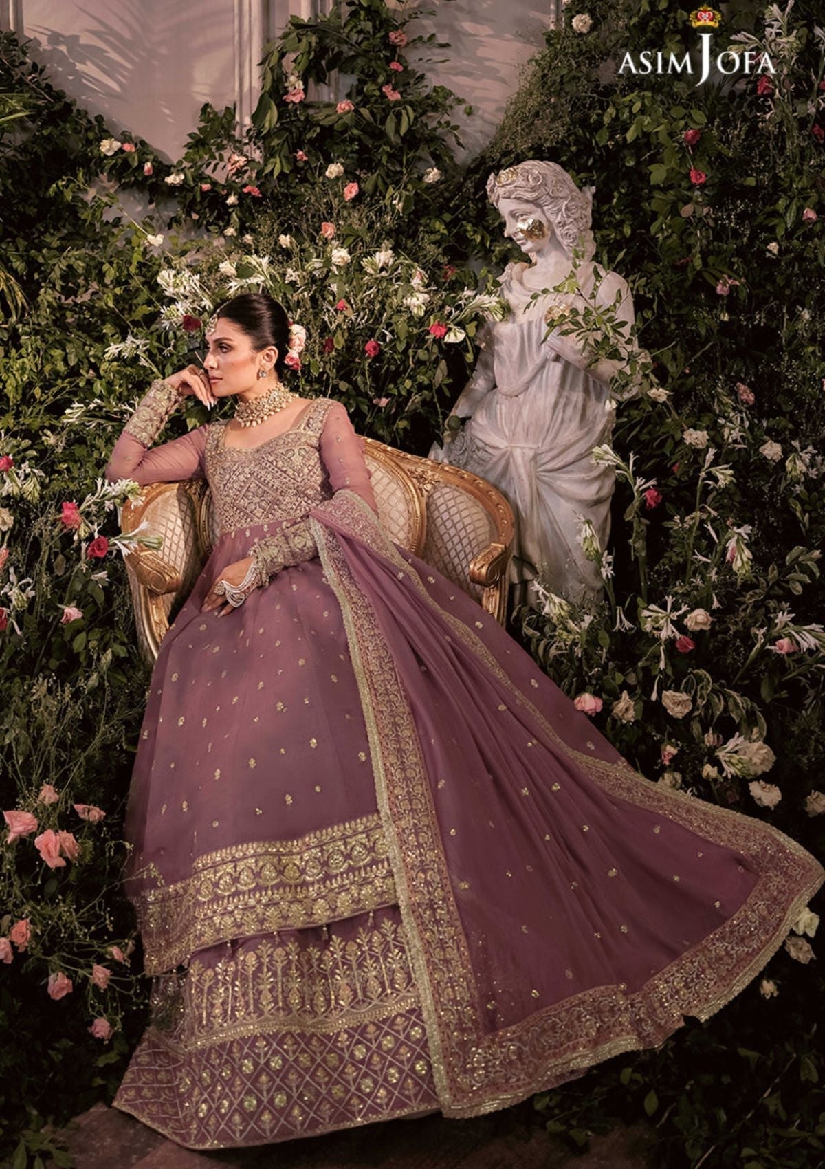 Winter Collection - Asim Jofa - Ayeza Edit - AJAM#11 available at Saleem Fabrics Traditions