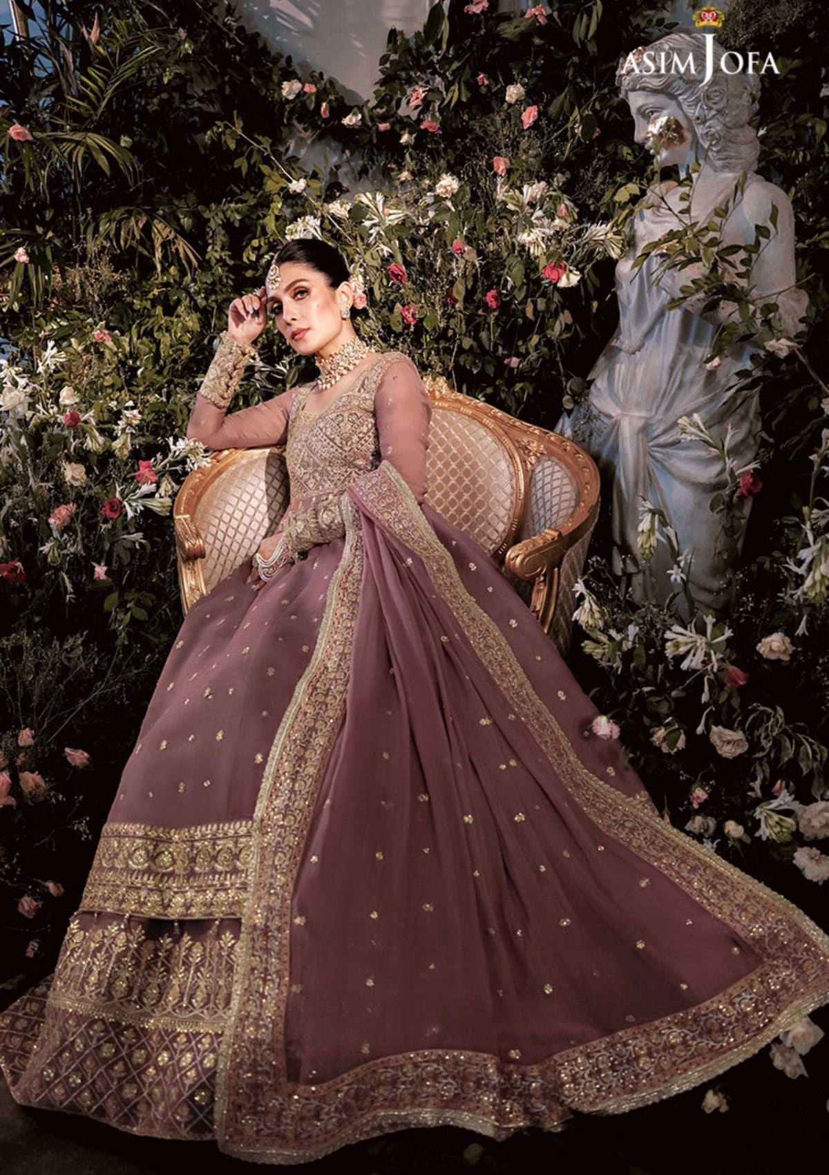 Winter Collection - Asim Jofa - Ayeza Edit - AJAM#11 available at Saleem Fabrics Traditions