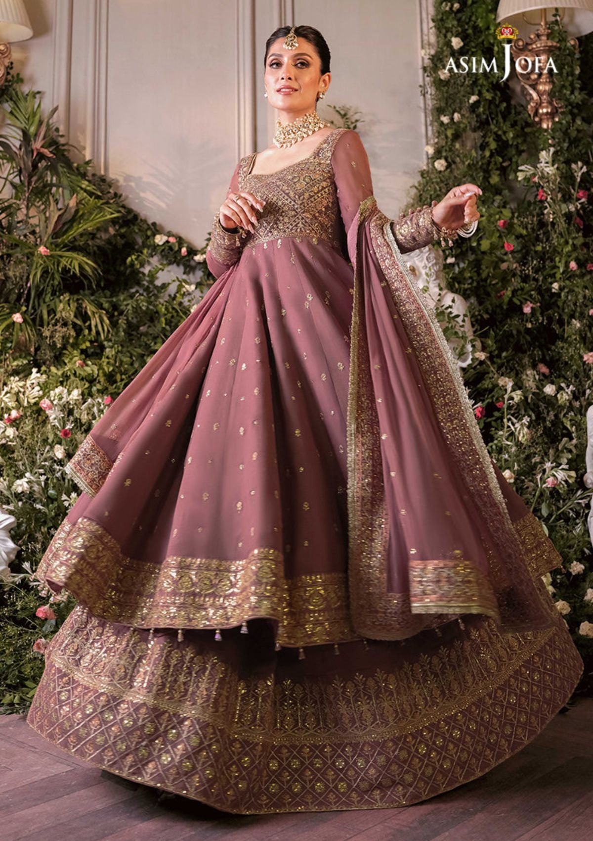 Winter Collection - Asim Jofa - Ayeza Edit - AJAM#11 available at Saleem Fabrics Traditions