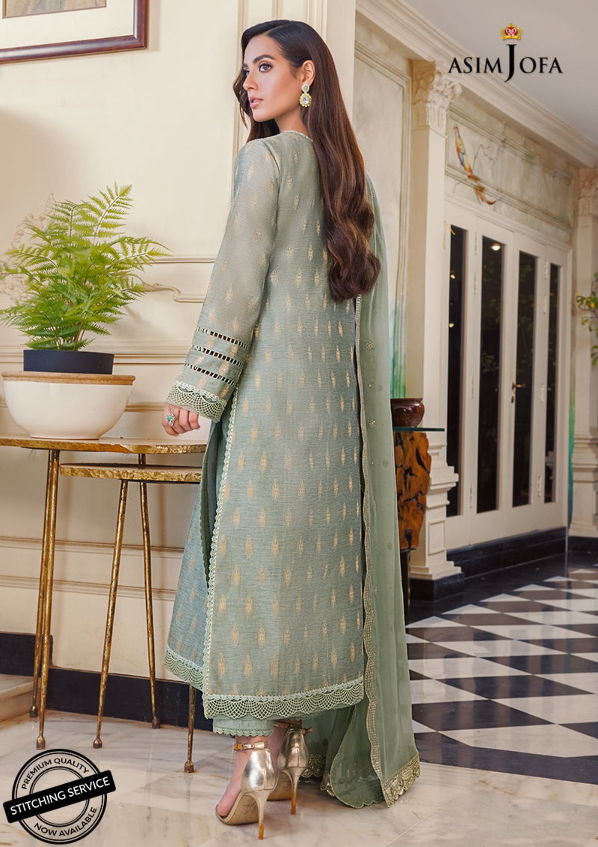 Winter Collection - Asim Jofa - Iqra & Minal - AJIM#1 available at Saleem Fabrics Traditions