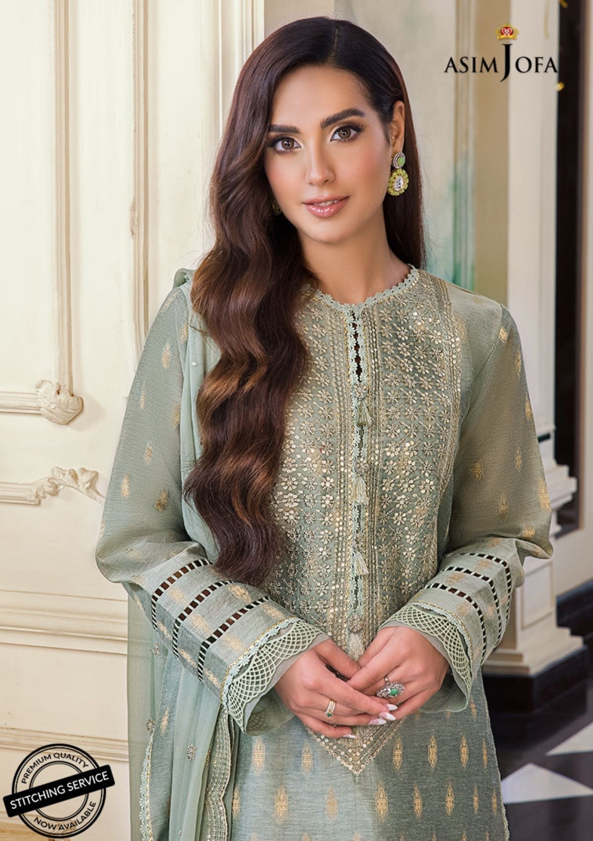 Winter Collection - Asim Jofa - Iqra & Minal - AJIM#1 available at Saleem Fabrics Traditions