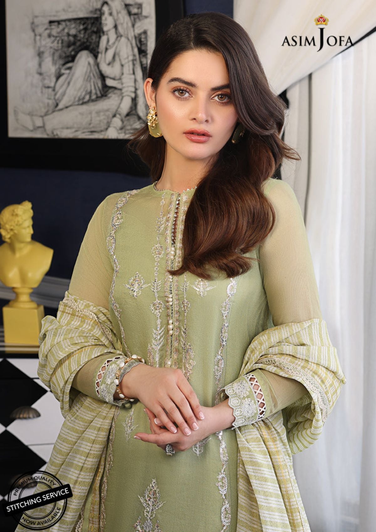 Winter Collection - Asim Jofa - Iqra & Minal - AJIM#10 by Saleem Fabrics PK