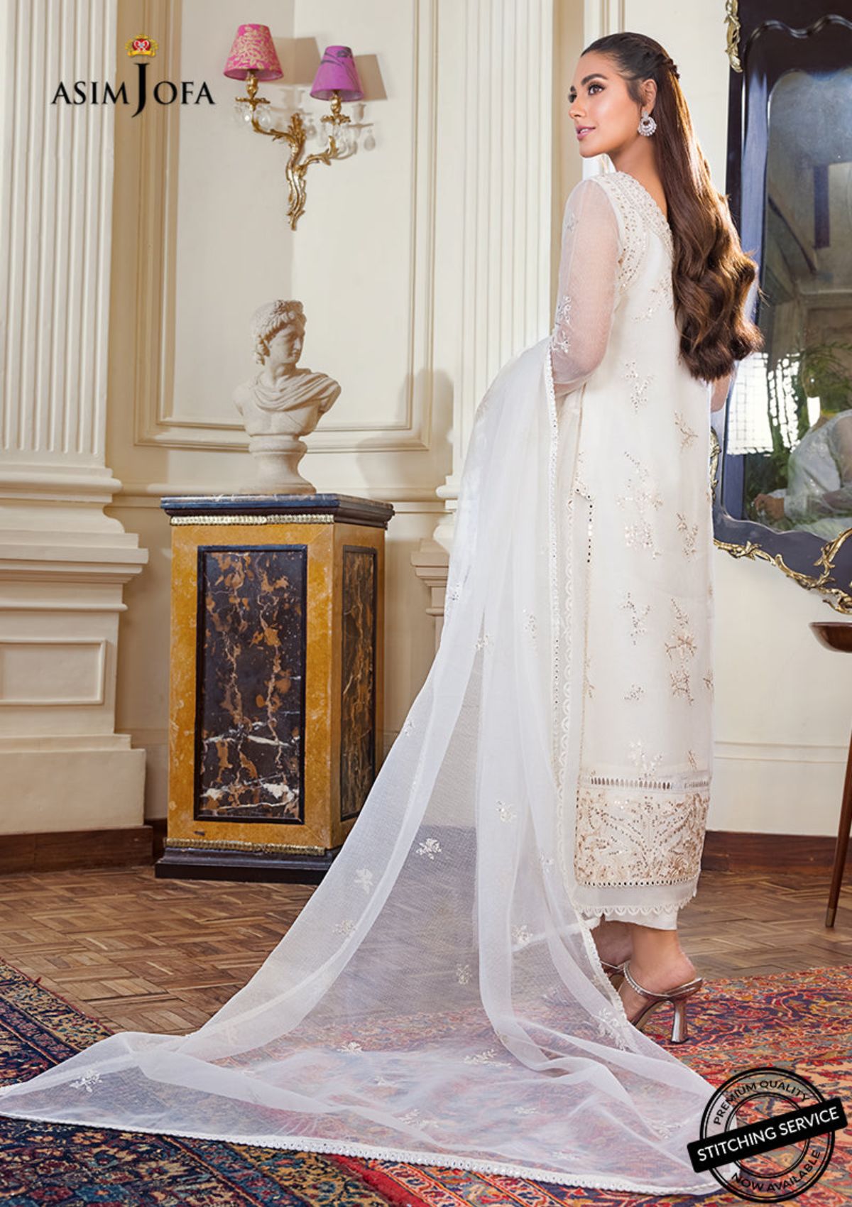 Winter Collection - Asim Jofa - Iqra & Minal - AJIM#13 available at Saleem Fabrics Traditions