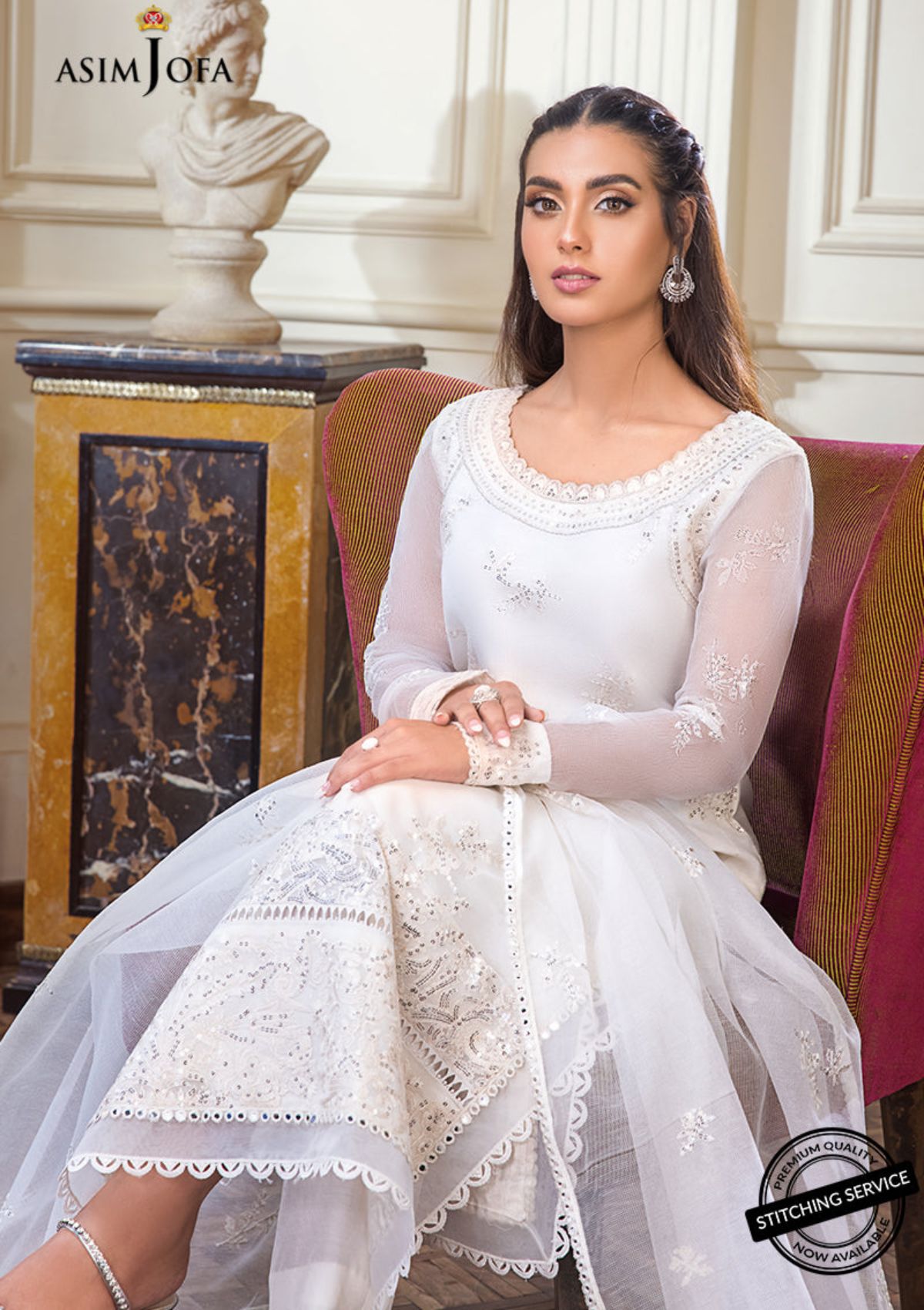 Winter Collection - Asim Jofa - Iqra & Minal - AJIM#13 available at Saleem Fabrics Traditions