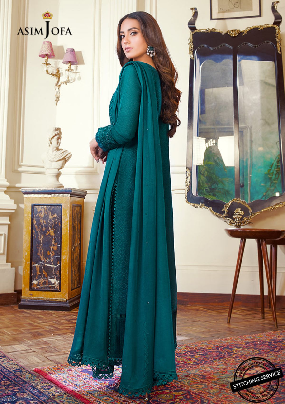 Winter Collection - Asim Jofa - Iqra & Minal - AJIM#15 available at Saleem Fabrics Traditions