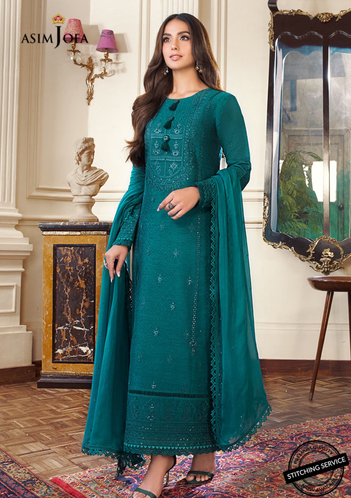 Winter Collection - Asim Jofa - Iqra & Minal - AJIM#15 available at Saleem Fabrics Traditions