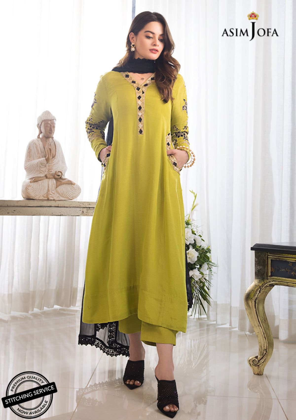 Winter Collection - Asim Jofa - Iqra & Minal - AJIM#18 available at Saleem Fabrics Traditions