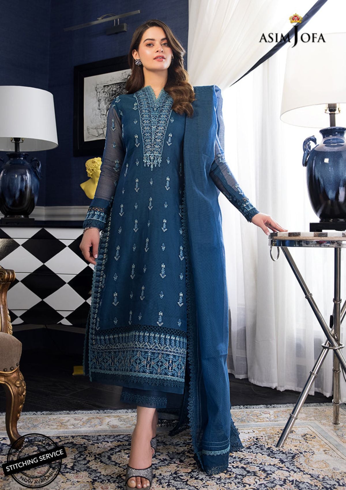 Winter Collection - Asim Jofa - Iqra & Minal - AJIM#20 available at Saleem Fabrics Traditions