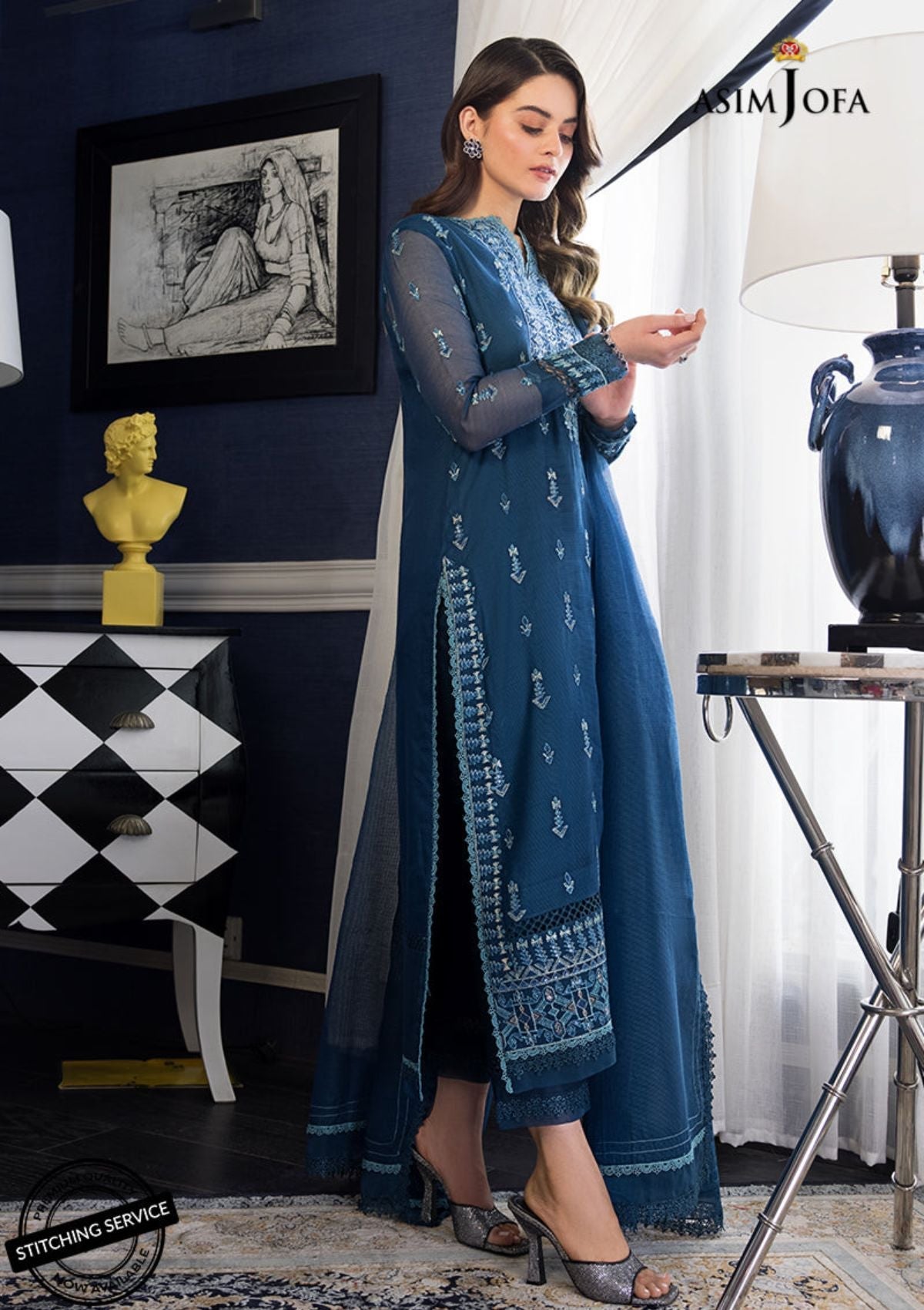 Winter Collection - Asim Jofa - Iqra & Minal - AJIM#20 available at Saleem Fabrics Traditions