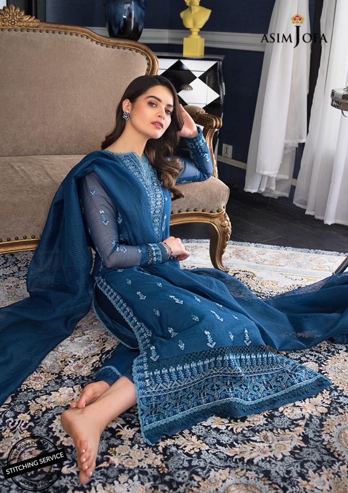 Winter Collection - Asim Jofa - Iqra & Minal - AJIM#20 available at Saleem Fabrics Traditions
