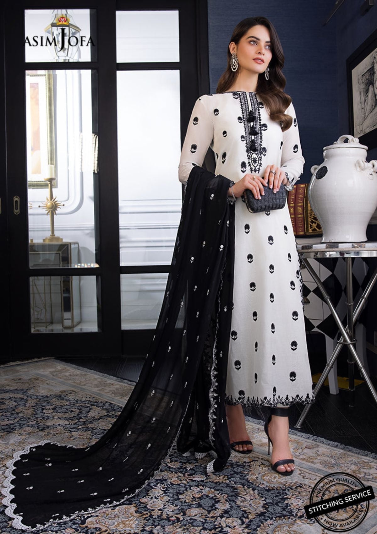 Winter Collection - Asim Jofa - Iqra & Minal - AJIM#22 available at Saleem Fabrics Traditions