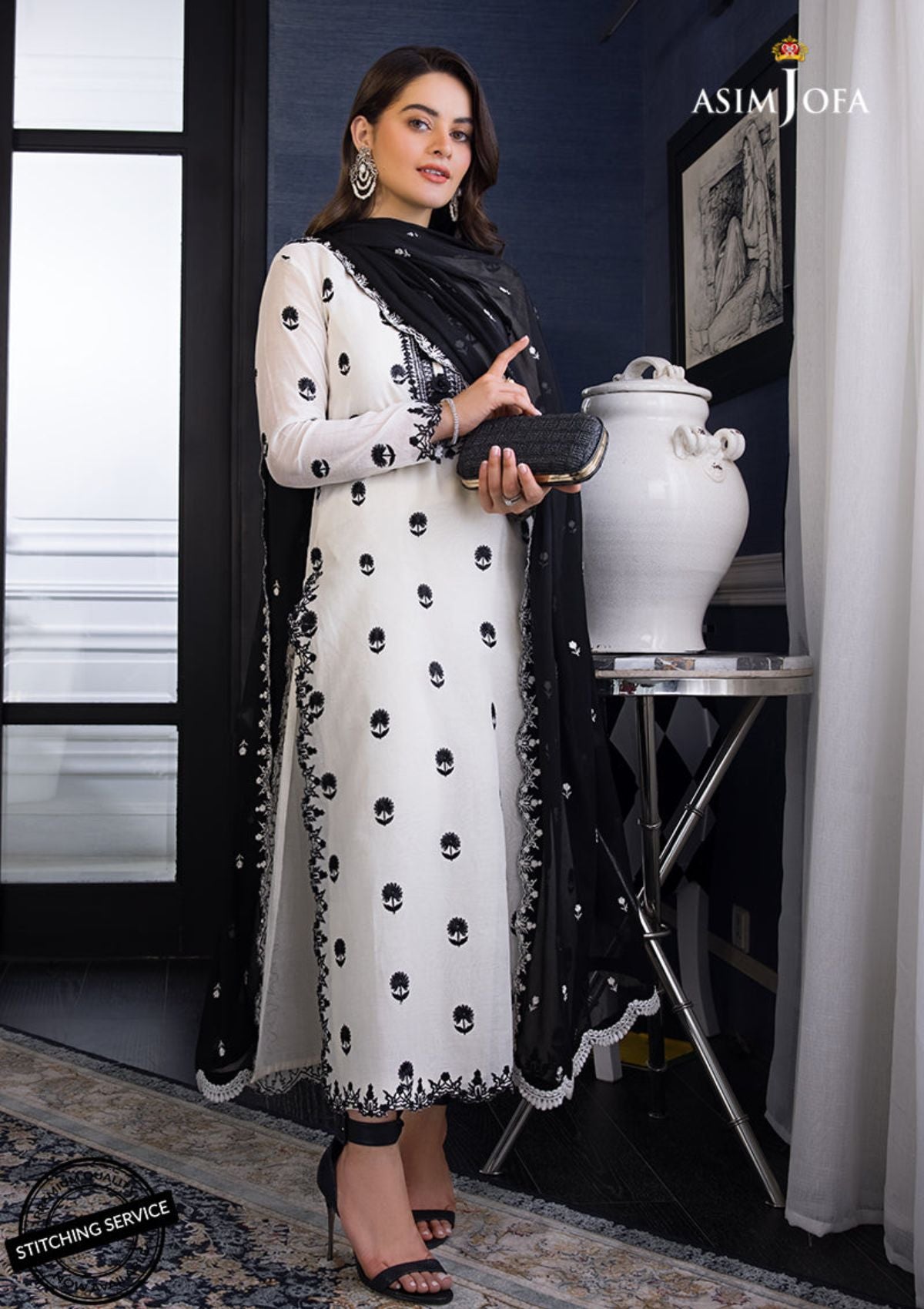 Winter Collection - Asim Jofa - Iqra & Minal - AJIM#22 available at Saleem Fabrics Traditions