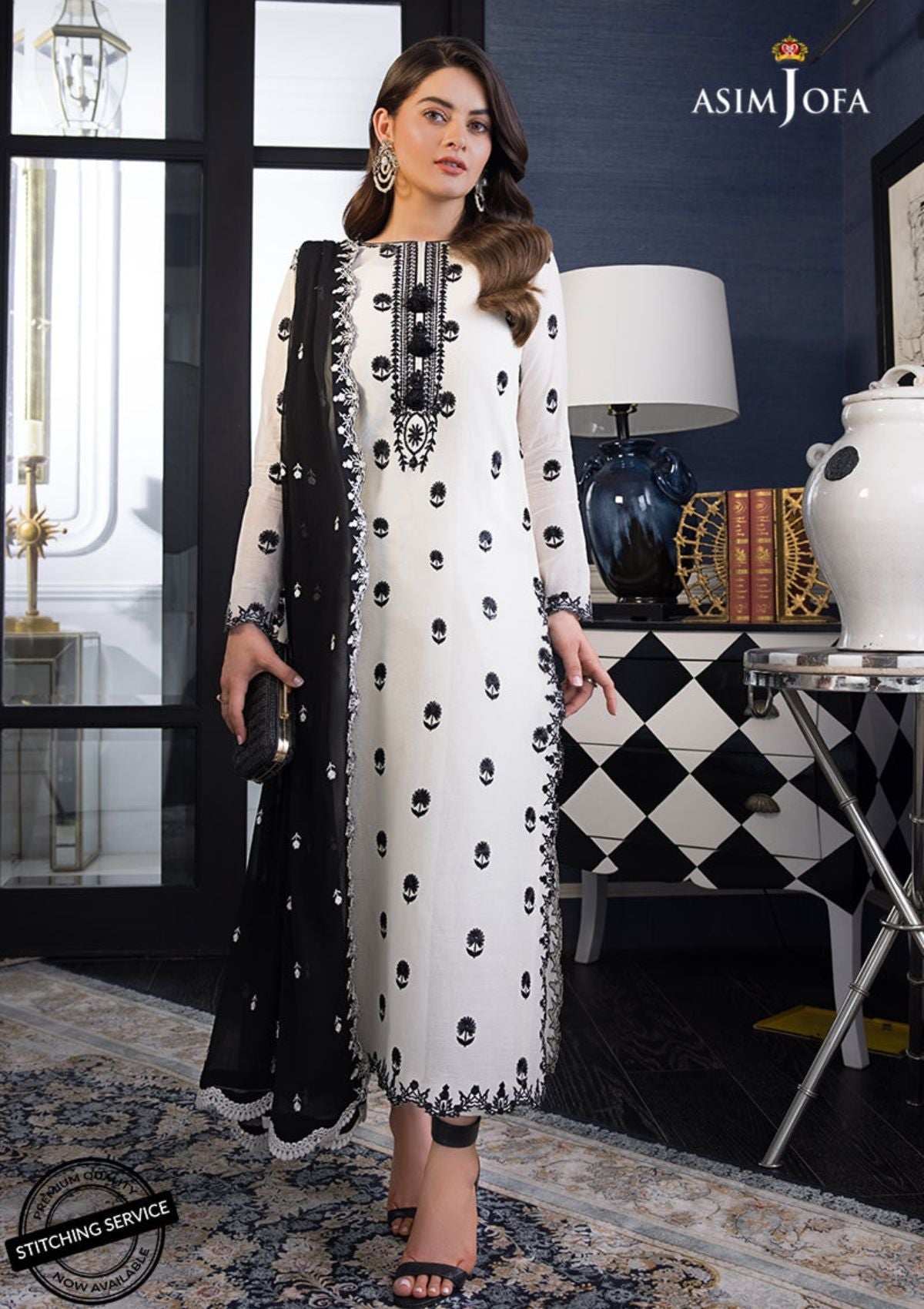 Winter Collection - Asim Jofa - Iqra & Minal - AJIM#22 available at Saleem Fabrics Traditions