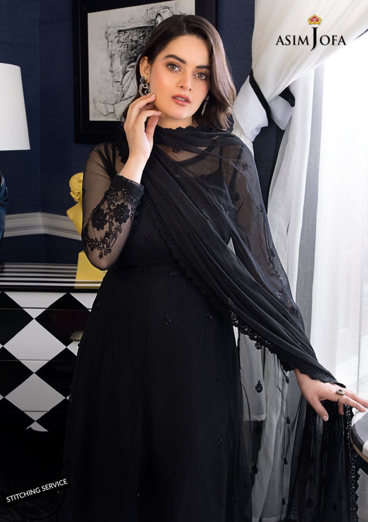 Winter Collection - Asim Jofa - Iqra & Minal - AJIM#24 available at Saleem Fabrics Traditions