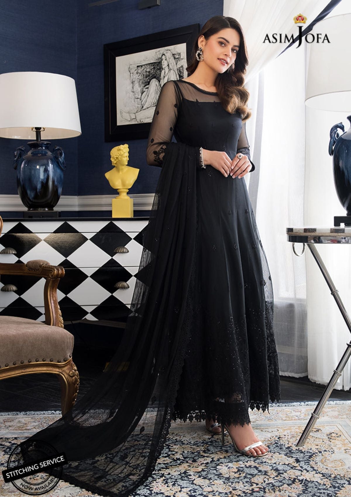 Winter Collection - Asim Jofa - Iqra & Minal - AJIM#24 available at Saleem Fabrics Traditions