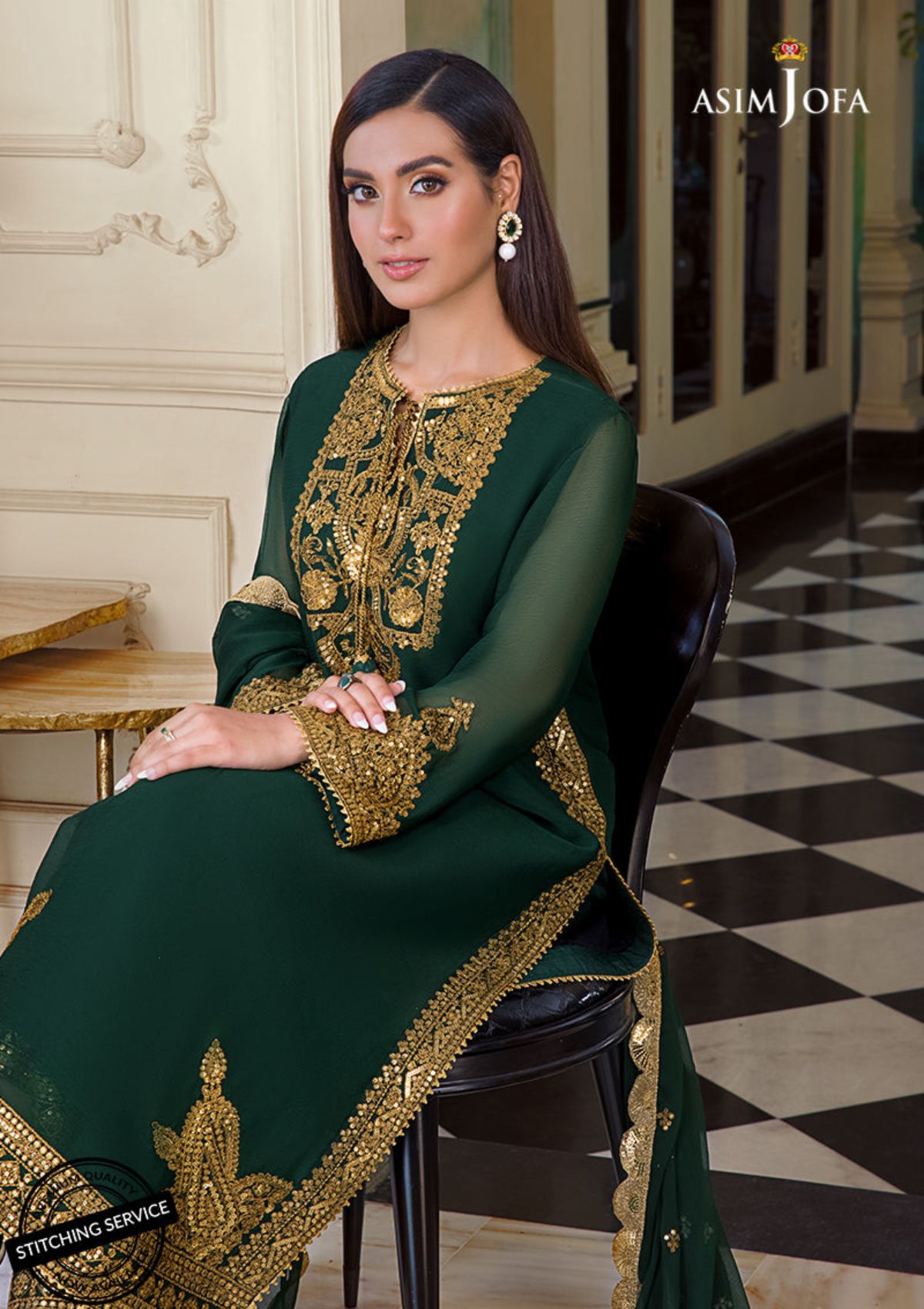 Winter Collection - Asim Jofa - Iqra & Minal - AJIM#3 available at Saleem Fabrics Traditions