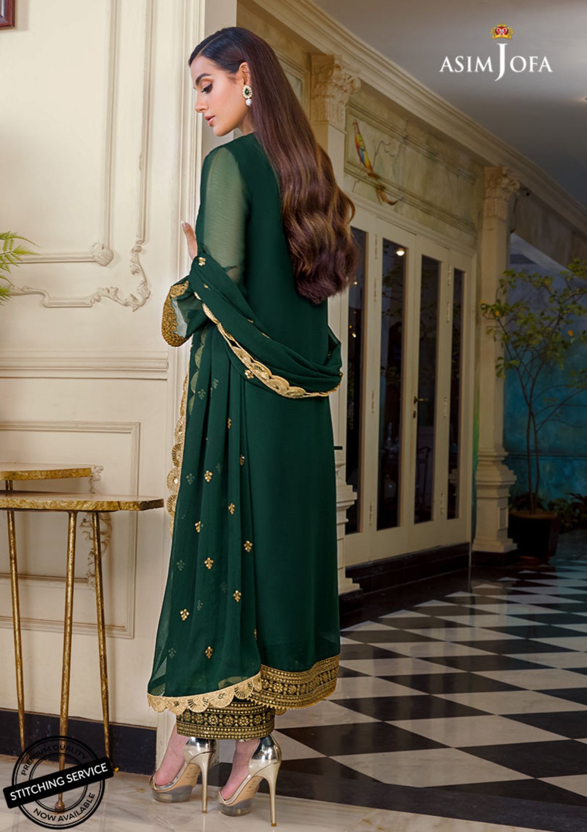 Winter Collection - Asim Jofa - Iqra & Minal - AJIM#3 available at Saleem Fabrics Traditions