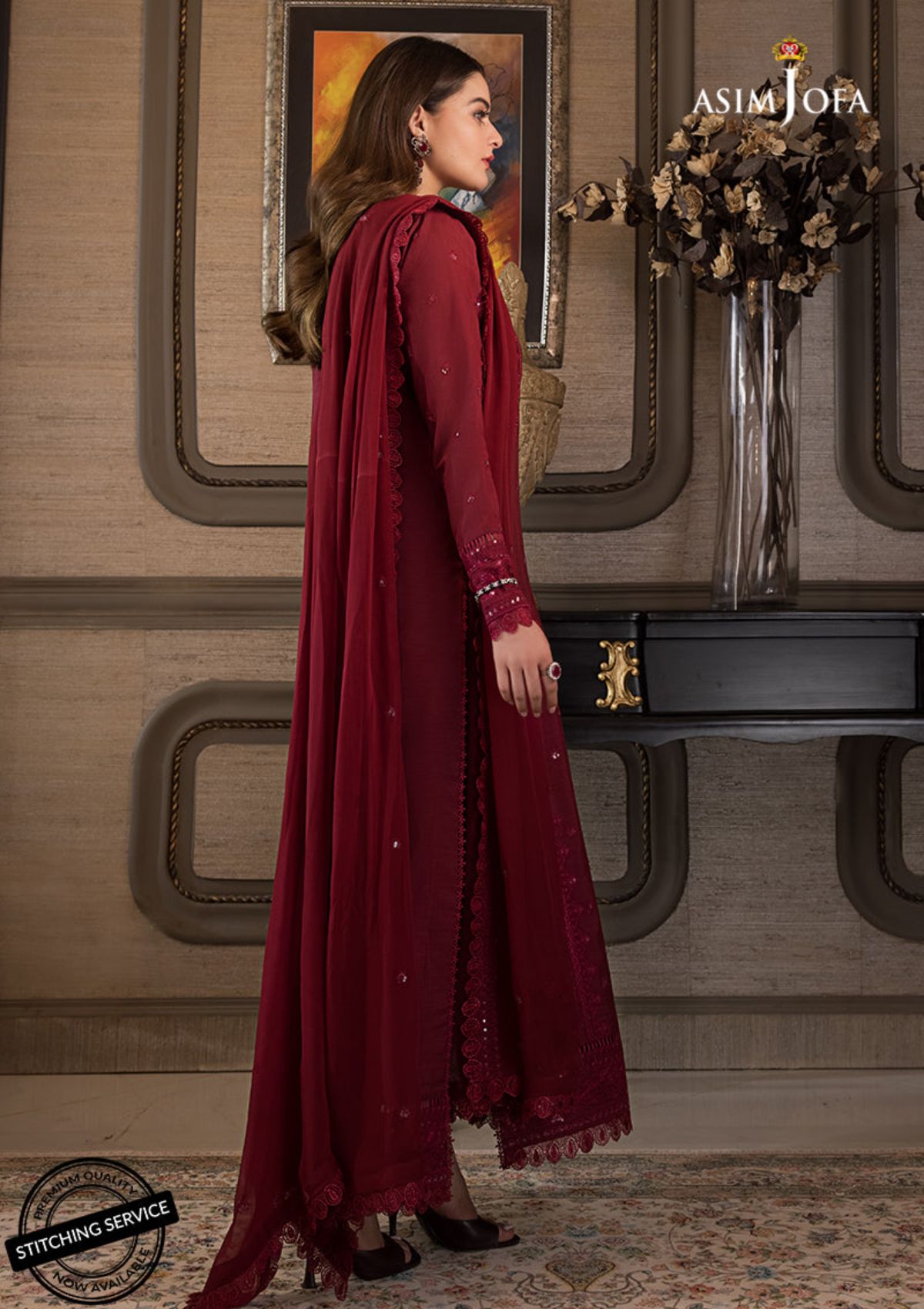 Winter Collection - Asim Jofa - Iqra & Minal - AJIM#6 available at Saleem Fabrics Traditions
