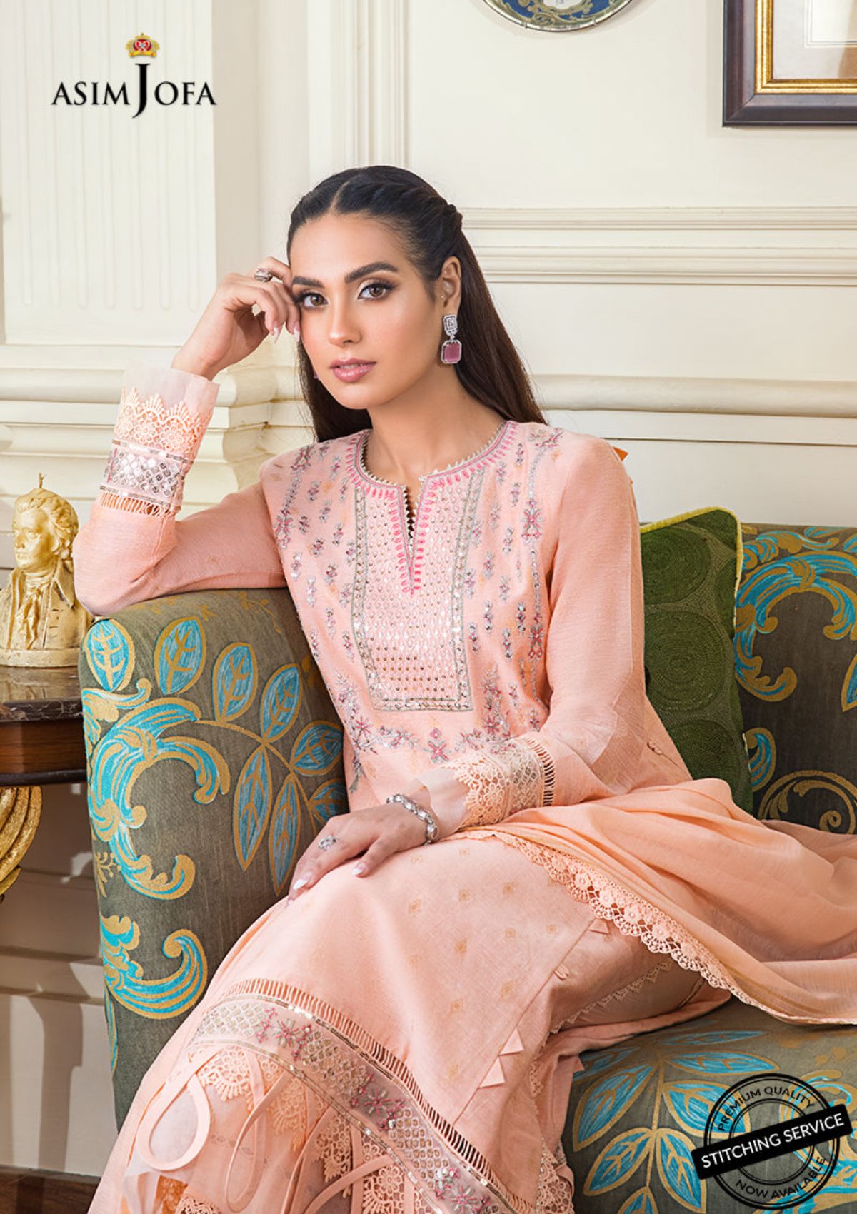 Winter Collection - Asim Jofa - Iqra & Minal - AJIM#9 available at Saleem Fabrics Traditions