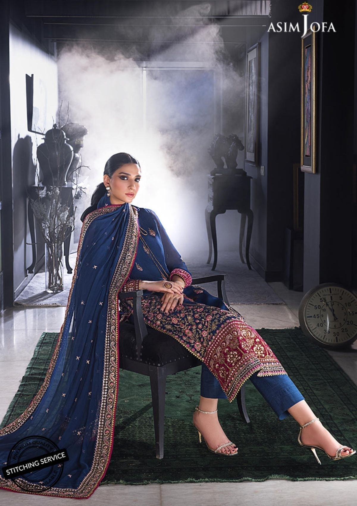 Winter Collection - Asim Jofa - Ramsha Edit - AJRE#1 available at Saleem Fabrics Traditions
