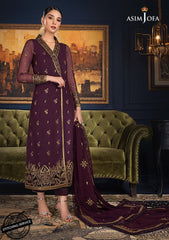 Winter Collection - Asim Jofa - Ramsha Edit - AJRE#10 available at Saleem Fabrics Traditions