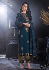 Winter Collection - Asim Jofa - Ramsha Edit - AJRE#9 available at Saleem Fabrics Traditions