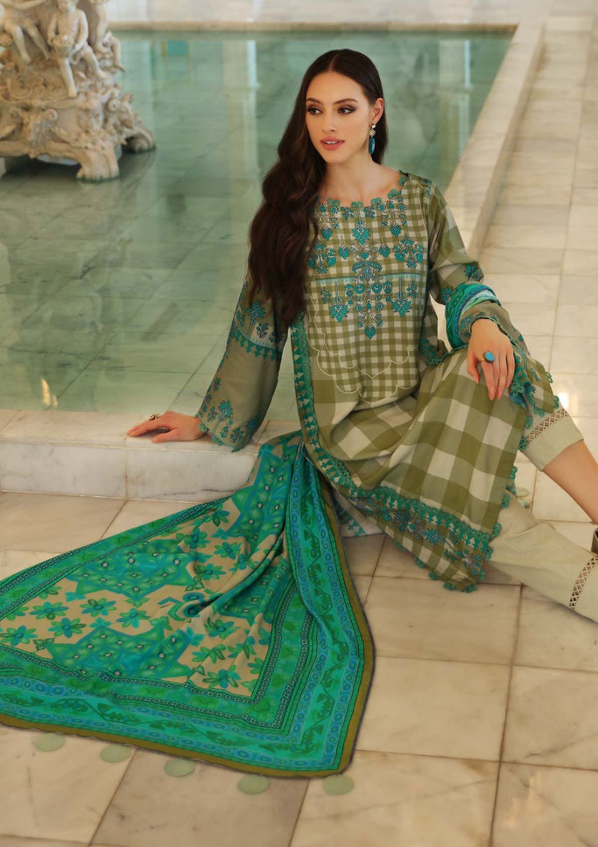 Winter Collection - Charizma - Beyond Casuals V01 - CPW#07 available at Saleem Fabrics Traditions