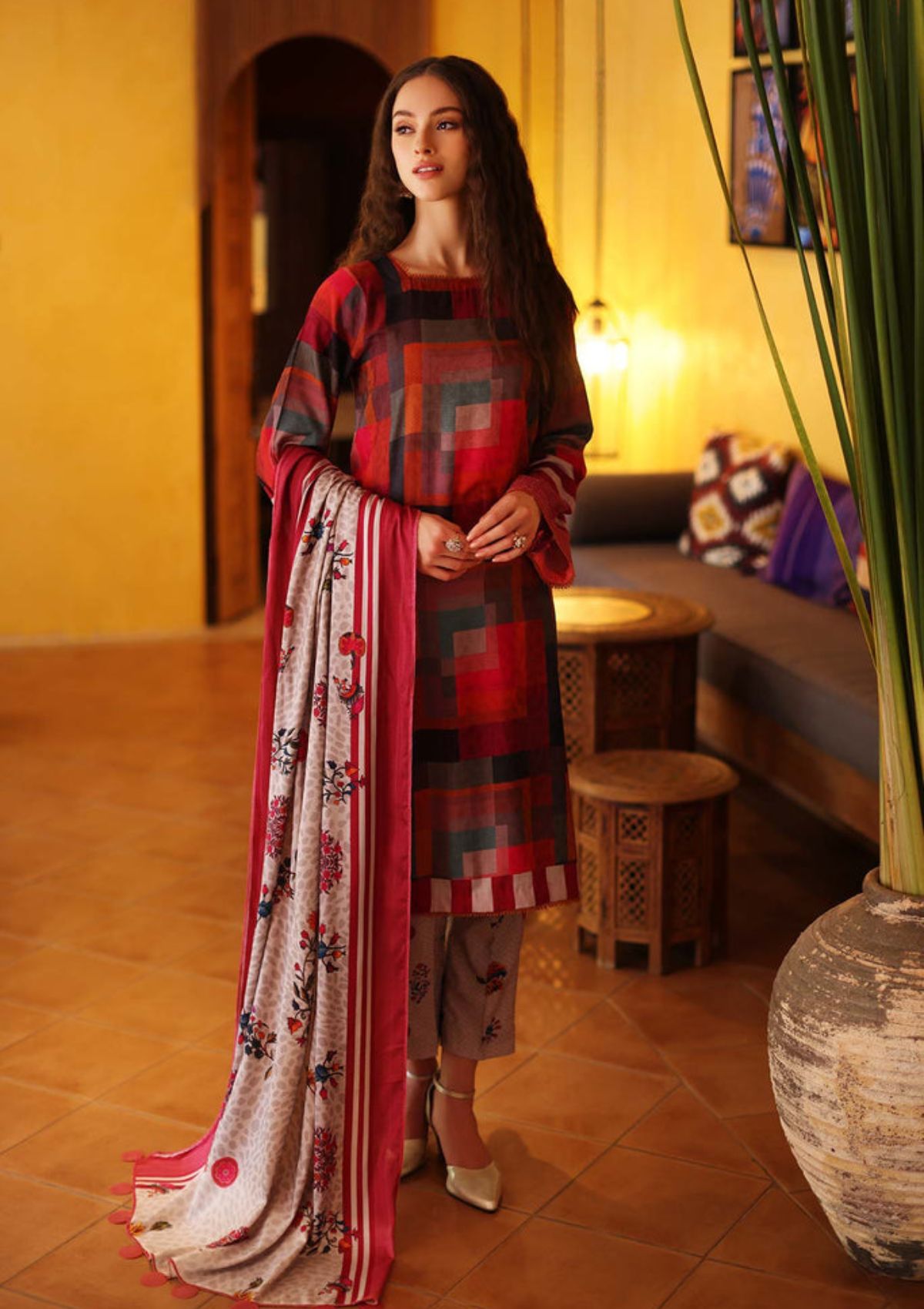 Winter Collection - Charizma - Beyond Casuals V01 - CPW#08 available at Saleem Fabrics Traditions