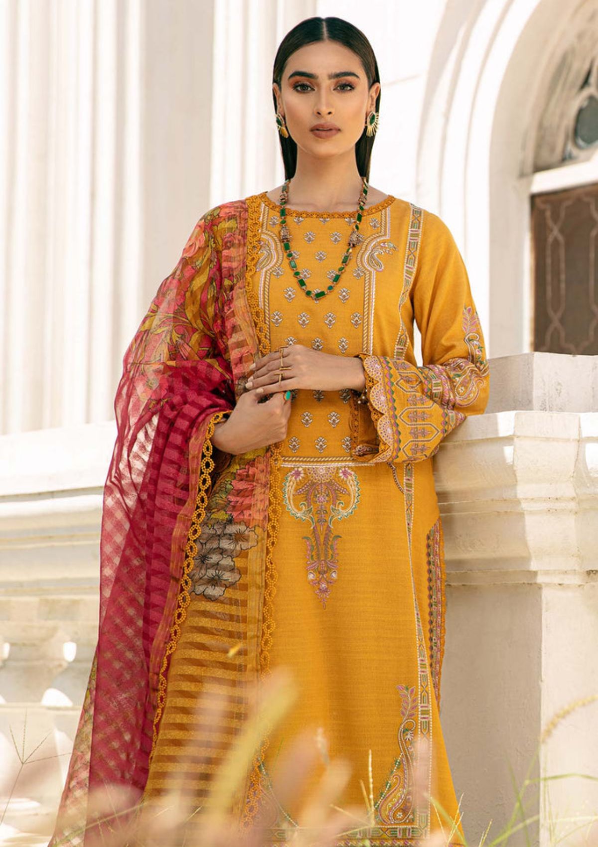 Winter Collection - Charizma - Fall Winter - Karandi - V01 - CKW#1 available at Saleem Fabrics Traditions