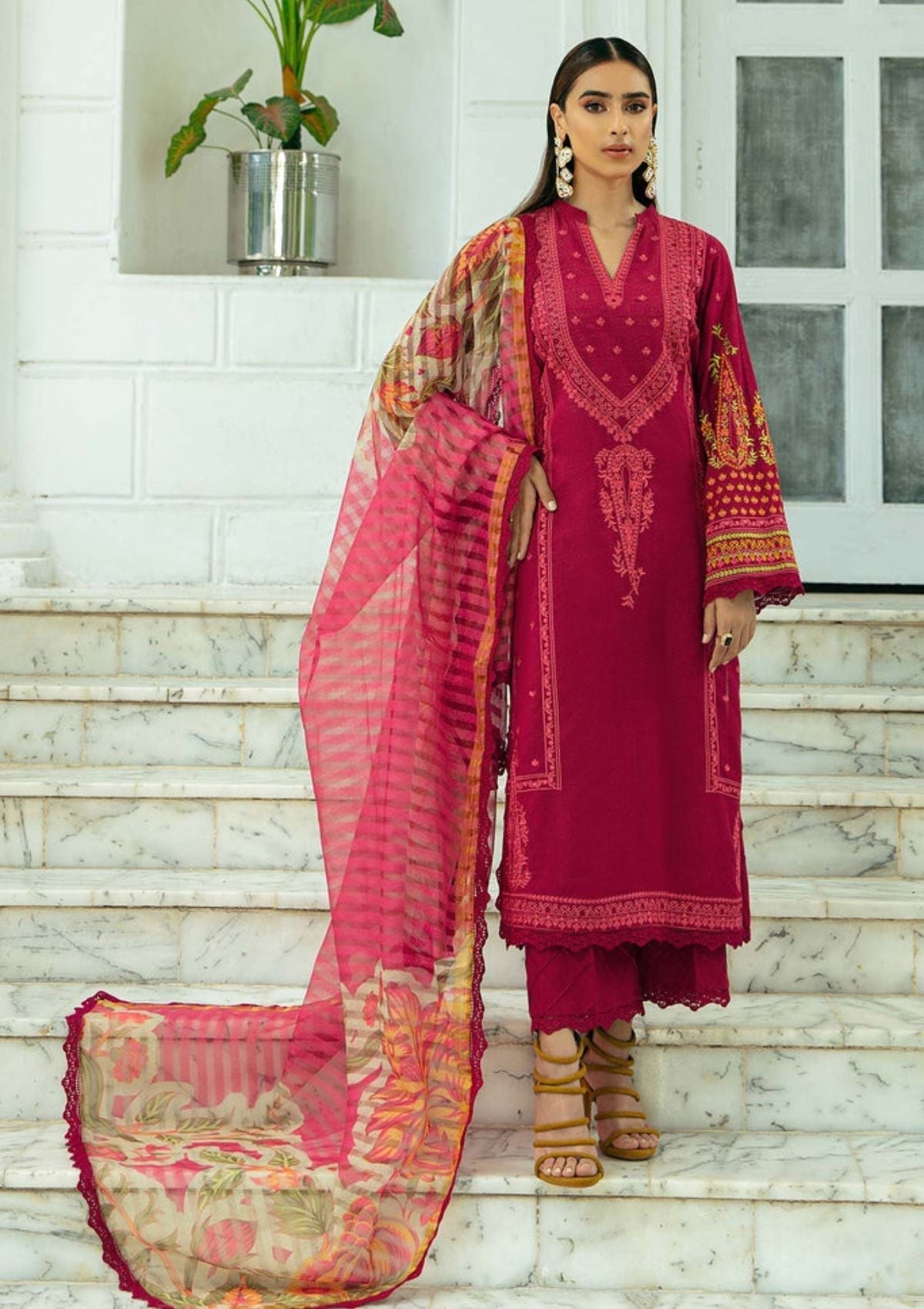 Winter Collection - Charizma - Fall Winter - Karandi - V01 - CKW#2 available at Saleem Fabrics Traditions