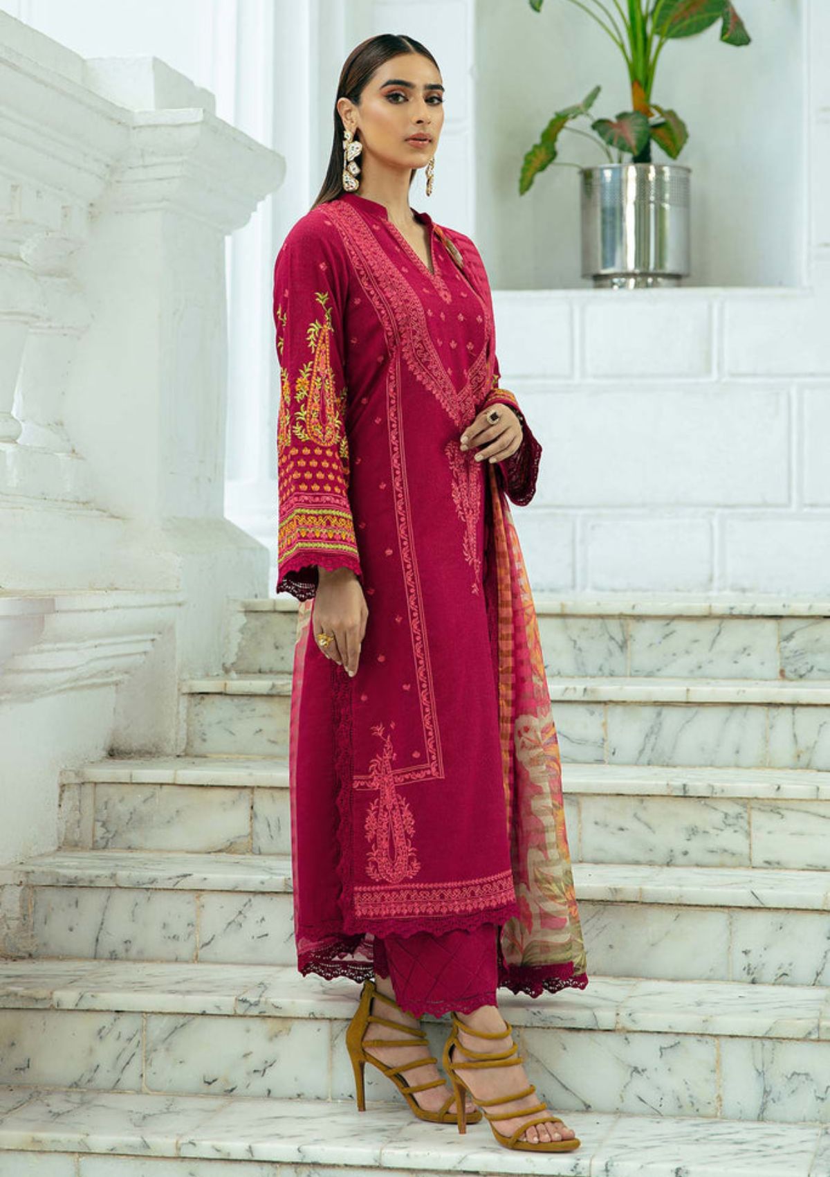 Winter Collection - Charizma - Fall Winter - Karandi - V01 - CKW#2 available at Saleem Fabrics Traditions