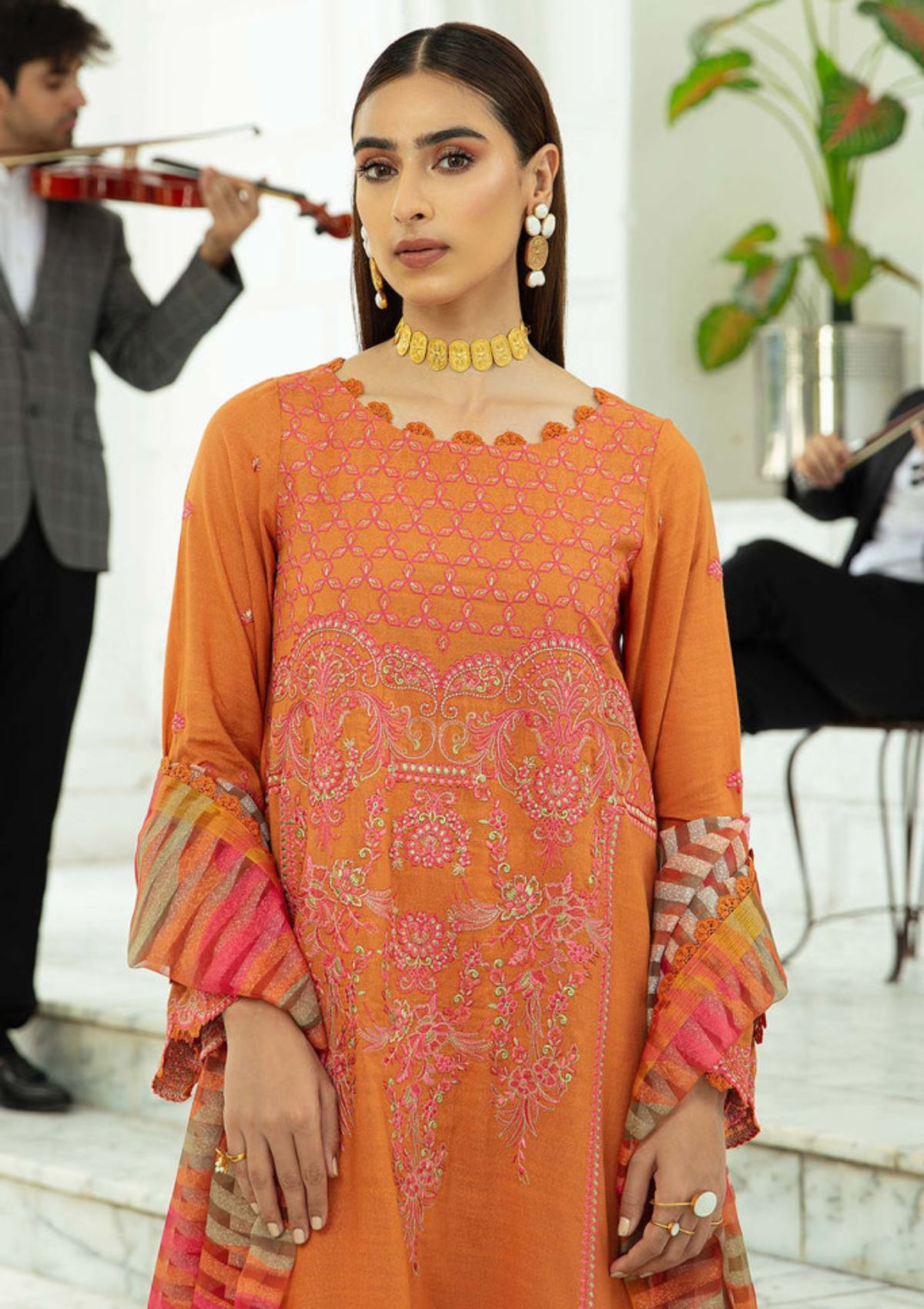 Winter Collection - Charizma - Fall Winter - Karandi - V01 - CKW#7 available at Saleem Fabrics Traditions