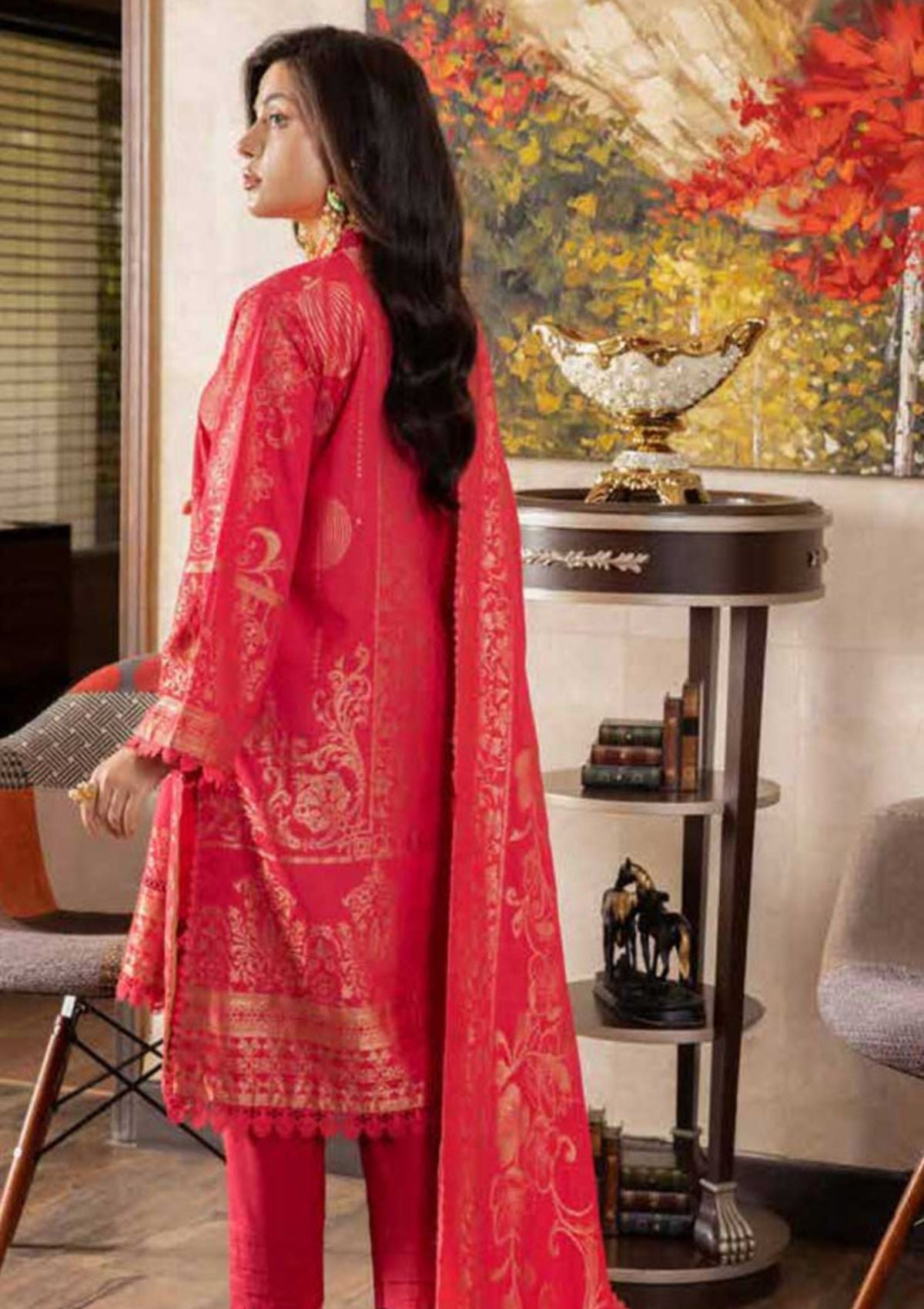 Winter Collection - Charizma - Karandi Jacquard - CKR#06 available at Saleem Fabrics Traditions