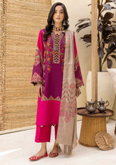 Winter Collection - Charizma - Khaddar With Pasmina Shawl - CKD#1 available at Saleem Fabrics Traditions