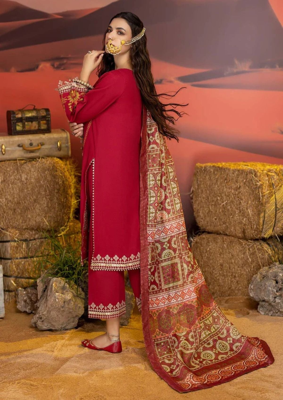 Winter Collection - Charizma - Miraas - Khaddar - V01 - CM#2 available at Saleem Fabrics Traditions